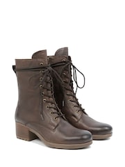 Celtic & Co. Block Heel Derby Brown Boots - Image 6 of 7
