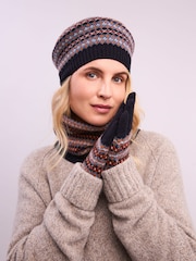 Celtic & Co. Blue Lambswool FairIsle Pattern Snood - Image 1 of 1