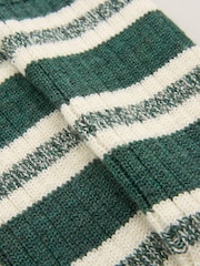 Зеленый - Celtic & Co.. Хлопок меринос мужской в полоску носки - Image 3 of 3