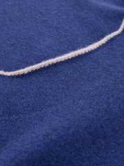 Celtic & Co. Blue Felted Funnel Neck Jumper - Image 4 of 6
