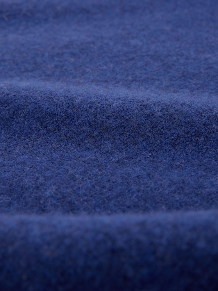Celtic & Co. Blue Felted Funnel Neck Jumper - Image 6 of 6