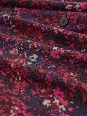 Celtic & Co. Red Printed Cowl Neck Top - Image 5 of 5