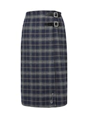 Синий - Celtic & Co. Midi Celt Kilt Skirt - Изображение 4 из 4