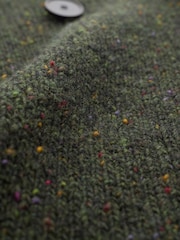 Celtic & Co.. zelena Donegal Drape ovratnik Coatigan - Slika 7 iz 8