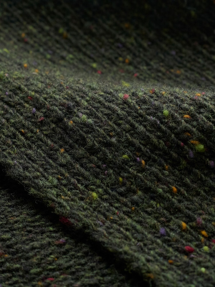 Celtic & Co. Green Donegal Drape Collar Coatigan - Image 8 of 8 Celtic & Co. Green Donegal Drape Collar Coatigan - Image 8 of 8