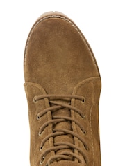 Celtic & Co. Block Heel Hiker Brown Boots - Image 5 of 7