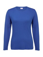 Tricou albastru Celtic & Co. 100% bumbac cu mânecă lungă - Imaginea 1 din 4