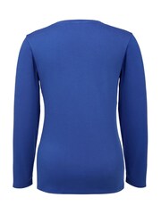 Tricou albastru Celtic & Co. 100% bumbac cu mânecă lungă - Imaginea 2 din 4