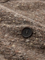 Celtic & Co. Donegal Funnel Neck Brown Cardigan - Image 5 of 6