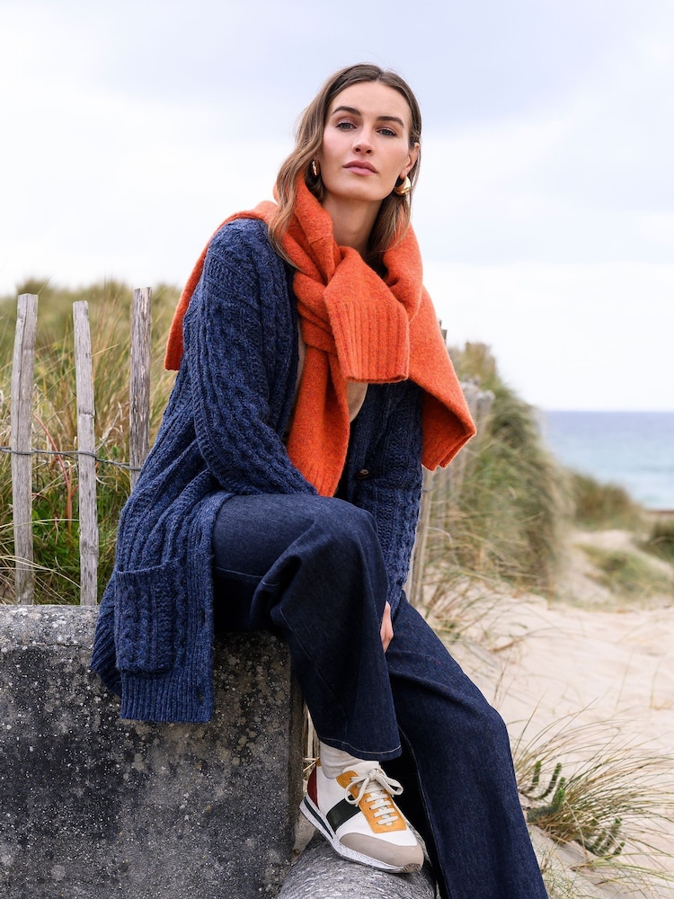 Celtic & Co. Cable Boyfriend Cardigan - Image 2 of 6