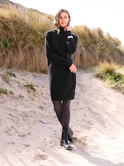 Celtic & Co. Geelong Roll Neck Knee Length Black Dress - Image 2 of 6