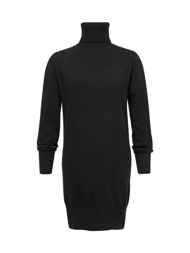 Buy Celtic & Co. Geelong Roll Neck Knee Length Black Dress from Next USA