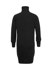 Celtic & Co. Geelong Roll Neck Knee Length Black Dress - Image 4 of 6