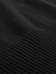 Celtic & Co. Geelong Roll Neck Knee Length Black Dress - Image 6 of 6