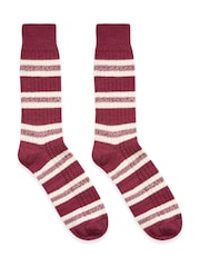 Celtic & Co. Mens Merino Cotton Stripe Socks - Image 2 of 3