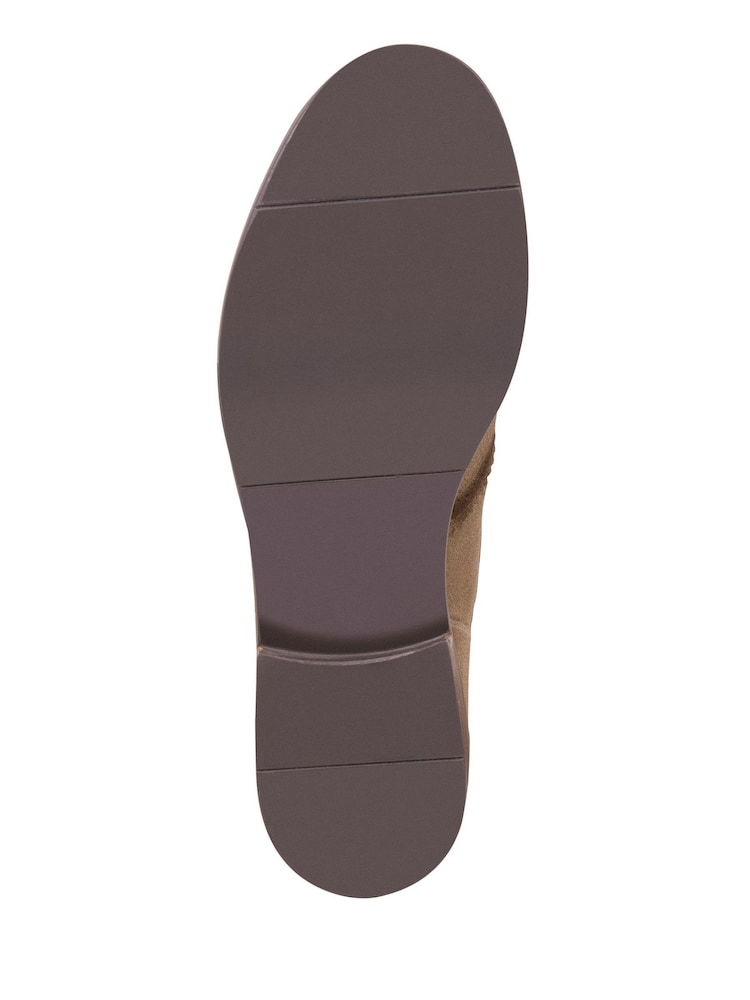 Celtic & Co. Brogue Strap Chelsea Brown Boots - Image 7 of 7