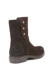 Celtic & Co. Essential Popper Ankle Brown Boots - Image 2 of 6