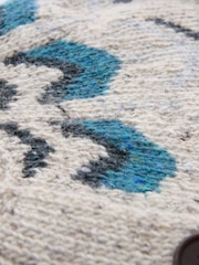 Celtic & Co. Natural Donegal FairIsle Pattern Cardigan - Image 4 of 6