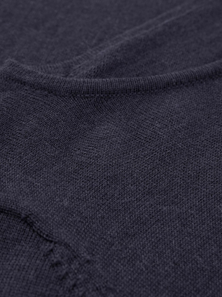 Celtic & Co. Green Merino Fine Knit Boat Jumper - Image 5 of 5