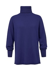 Celtic & Co. Geelong Slouch Roll Neck Jumper - Image 4 of 8