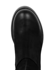 Celtic & Co. Calf Length Chunky Black Boots - Image 7 of 8