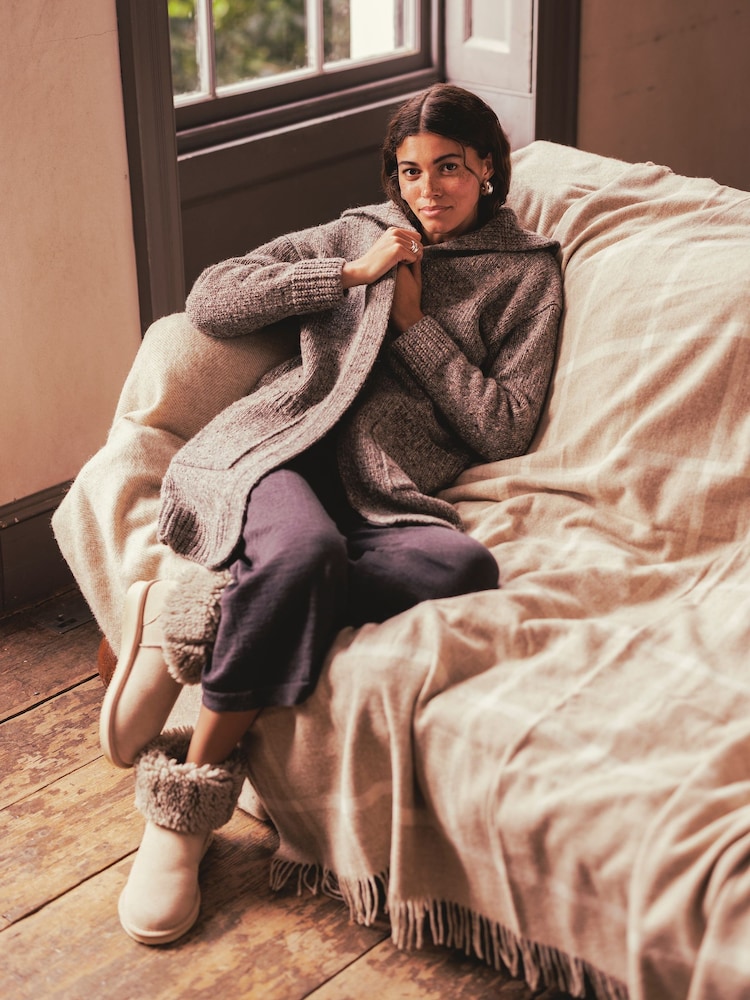 Celtic & Co. Grey Donegal Longline Coatigan - Image 2 of 7