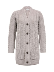 Celtic & Co. Cable Boyfriend Cardigan - Image 2 of 5