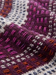 Celtic & Co. Float Print Stitch Yoke Donegal Jumper - Image 4 of 6