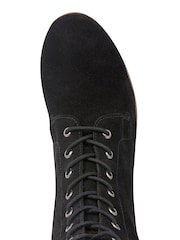 Celtic & Co. Block Heel Derby Black Boots - Image 5 of 6