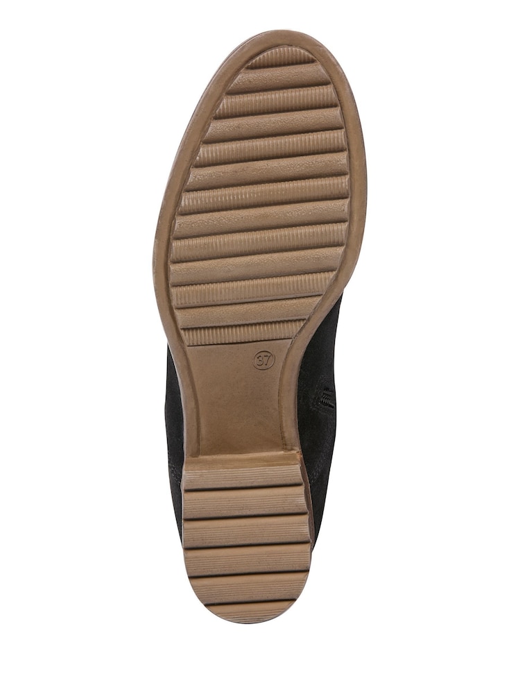 Celtic & Co. Block Heel Derby Black Boots - Image 6 of 6