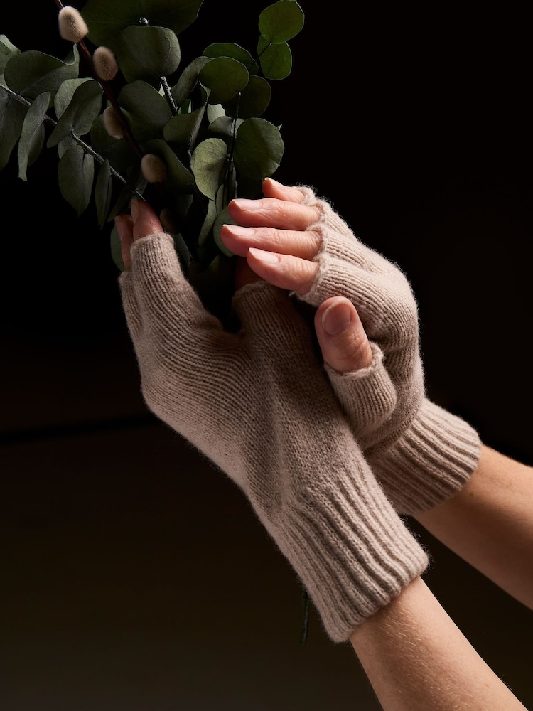 Celtic & Co. Supersoft Fingerless Gloves - Image 1 of 6