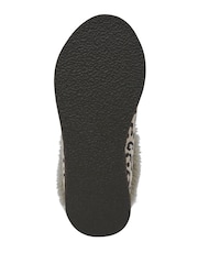 Celtic & Co. Ladies Sheepskin Bootee Brown Slippers - Image 6 of 6