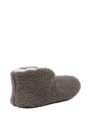 Celtic & Co. Teddy Soft Sole Bootee Brown Slippers - Image 4 of 6
