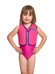 Zoggs Pink Swim Jacket Neoprene Buoyancy Vest - Image 1 of 5