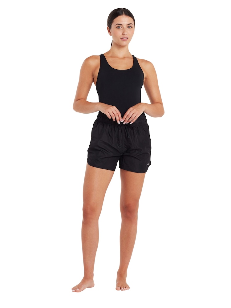 Zoggs Ladies Indie Swim Black Shorts - Image 2 of 6