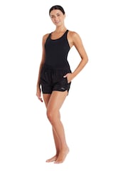 Zoggs Ladies Indie Swim Black Shorts - Image 4 of 6