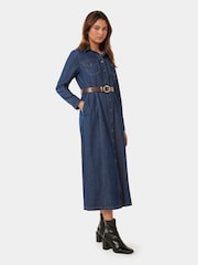 Forever New 100% Baumwolle Lexi Midi-Hemdkleid - Bild 3 von 3