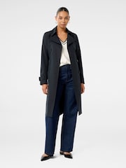 Forever New Blue Maggie Fashion Trench Coat - Image 5 of 6