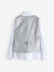 رمادي - طقم من صدرية وقميص وربطة عنق من Baker By Ted Baker - صورة 5 من 9
