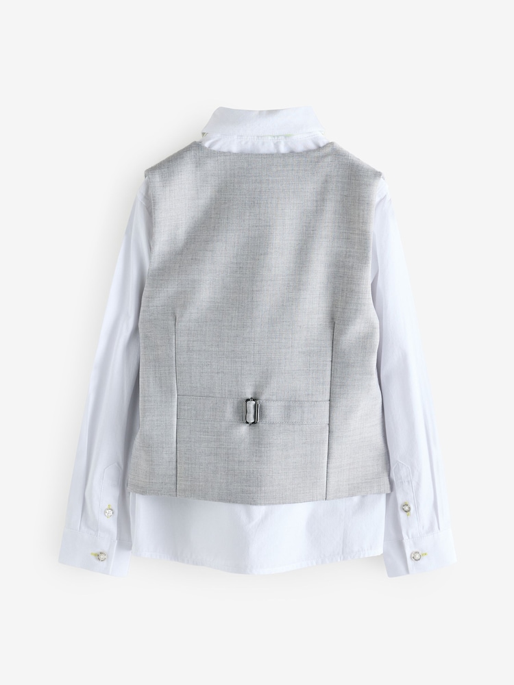Baker by Ted Baker Waistcoat Shirt And Tie Set - Image 5 of 9