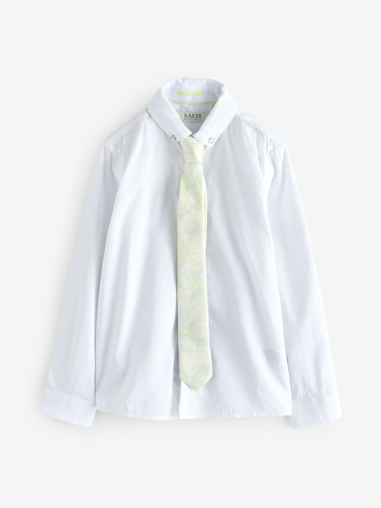 Baker by Ted Baker Waistcoat Shirt And Tie Set - Image 6 of 9