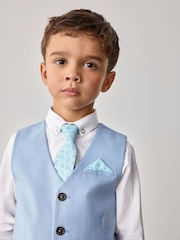 أزرق - طقم من صدرية وقميص وربطة عنق من Baker By Ted Baker - صورة 4 من 9