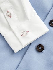 أزرق - طقم من صدرية وقميص وربطة عنق من Baker By Ted Baker - صورة 8 من 9