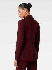 Forever New Red Clarette Nipped Waist Blazer - Image 5 of 6