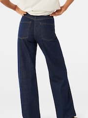 Forever New Blue 100% Cotton Sky Straight Leg Jeans - Image 2 of 5