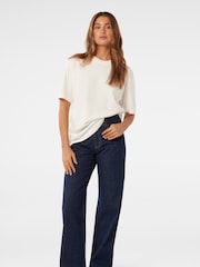Forever New Blue 100% Cotton Sky Straight Leg Jeans - Image 5 of 5