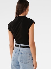 Forever New Leenah Grown On Neck Crepe Top - Изображение 3 из 6