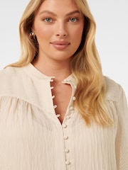 Forever New Natural Leo Curve Soft Stripe Blouse - Image 3 of 5