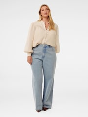 Forever New Natural Leo Curve Soft Stripe Blouse - Image 5 of 5