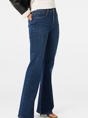 Forever New Blue Relaxed Flared Kira Jeans - Image 1 of 5